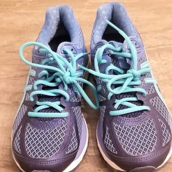 Asics blue women's shoes size 7.5 US - Picture 6 of 13